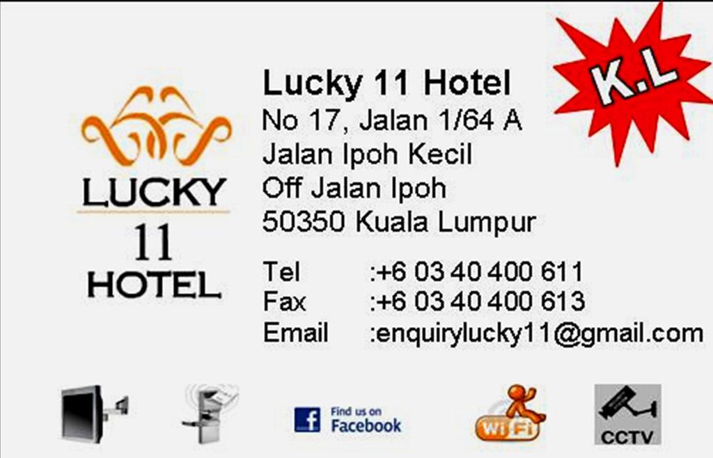 Lucky 11 Hotel Куала-Лумпур Экстерьер фото